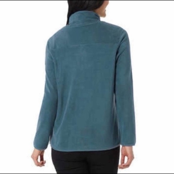 33) NWT 32 Degrees Heat Lot of 2 Snap Arctic Fleece Mockneck Pullovers Small - Picture 11 of 11